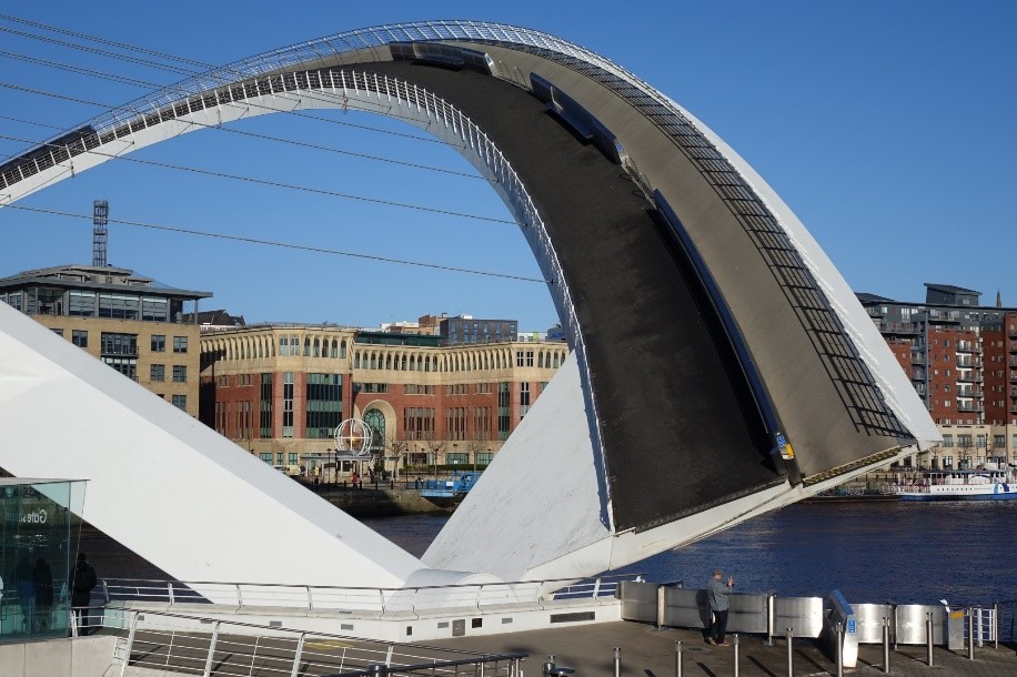 This is the image of Pathway in The Gateshead Millennium Bridge
